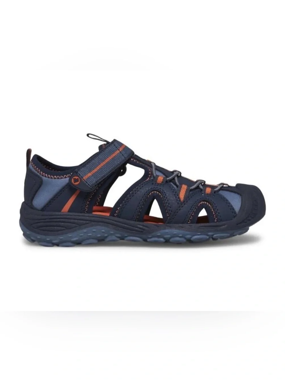 Merrell Sandals Youth 6M Blue Orange Water Shoes Hiking Camping Fishing